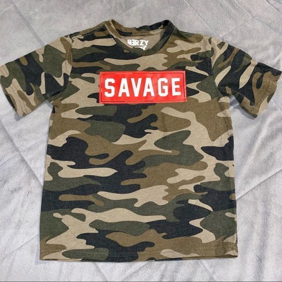 𝅺Boy’s T-shirt Camo - Picture 1 of 4